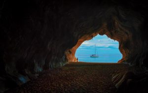 clear waters of mediterranean